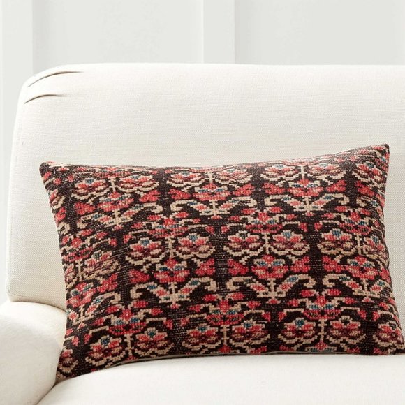 Pottery Barn Other - Pottery Barn Britta Print Throw Pillow Cover, 14 x 20", Multicolor Cotton Velvet